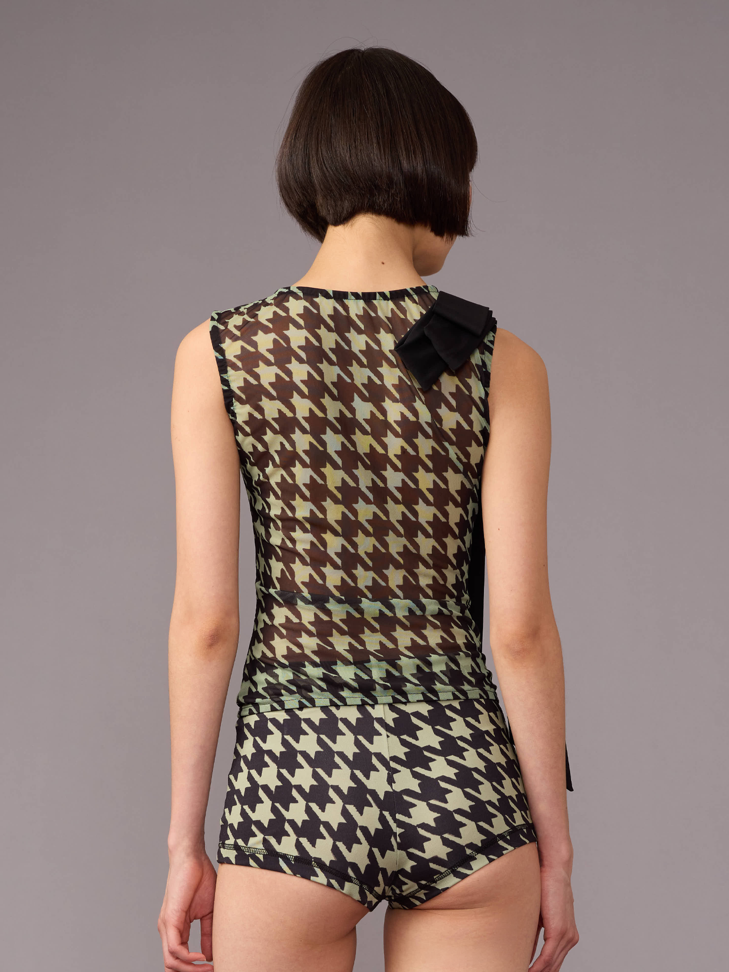 Houndstooth Mini Shorts