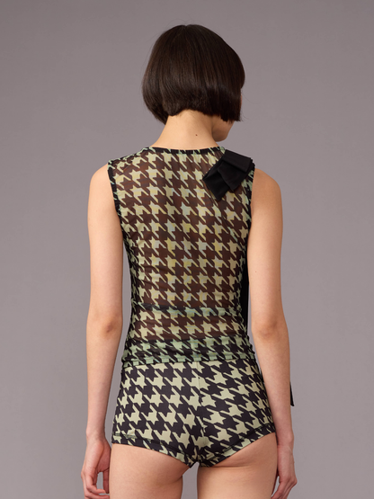 Houndstooth Mini Shorts
