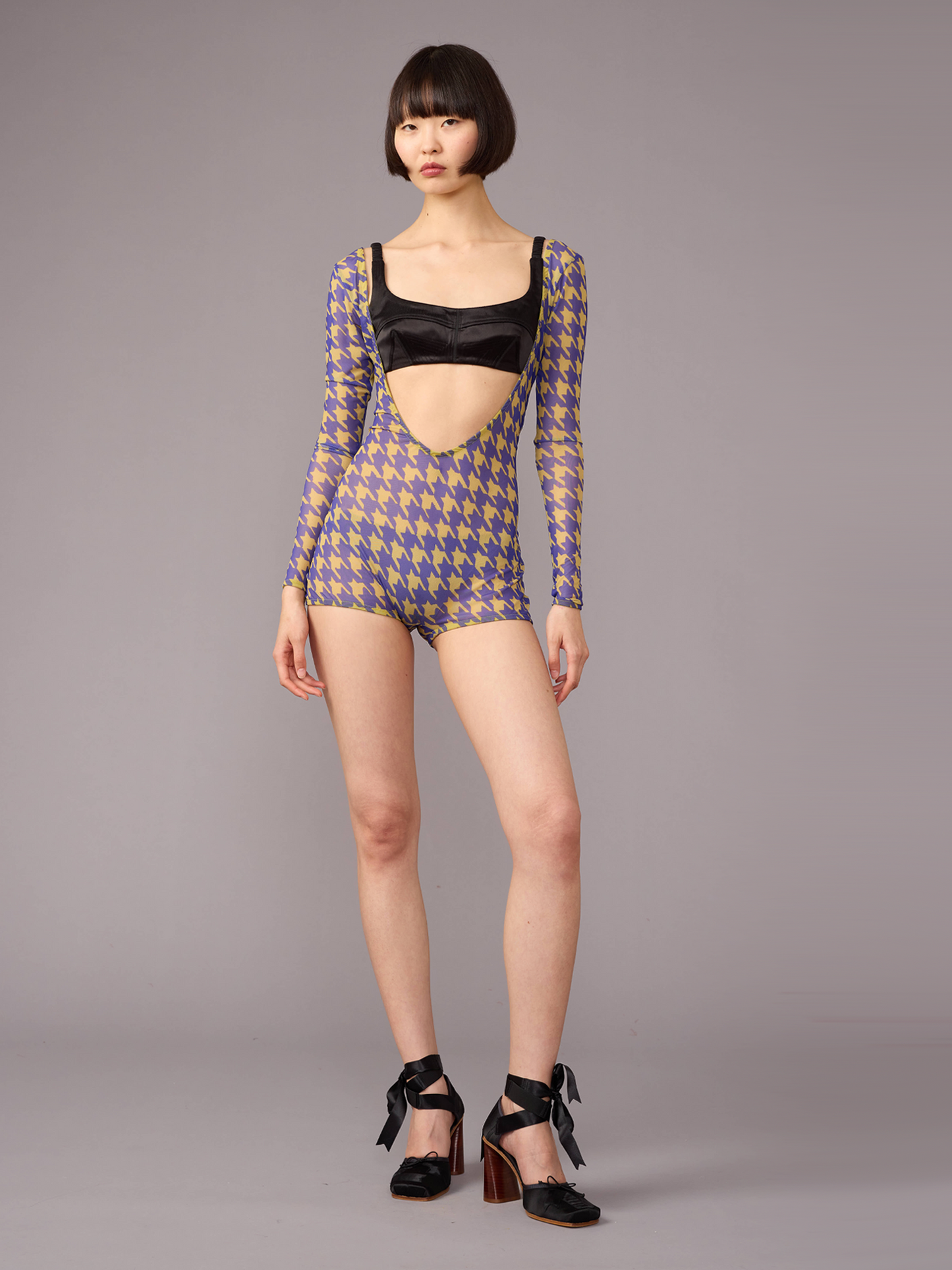 Houndstooth Wrestling Suit