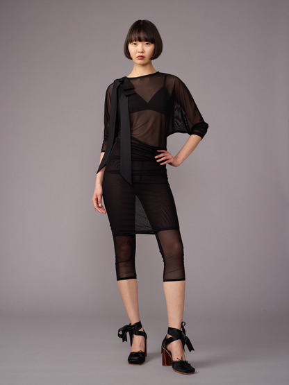 Batsleeve Midi Dress