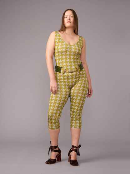 Green Capri Bodysuit