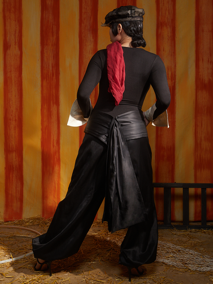 Glossy Ballon Trousers